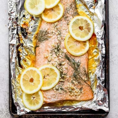 Toaster Oven Salmon Foil Pack