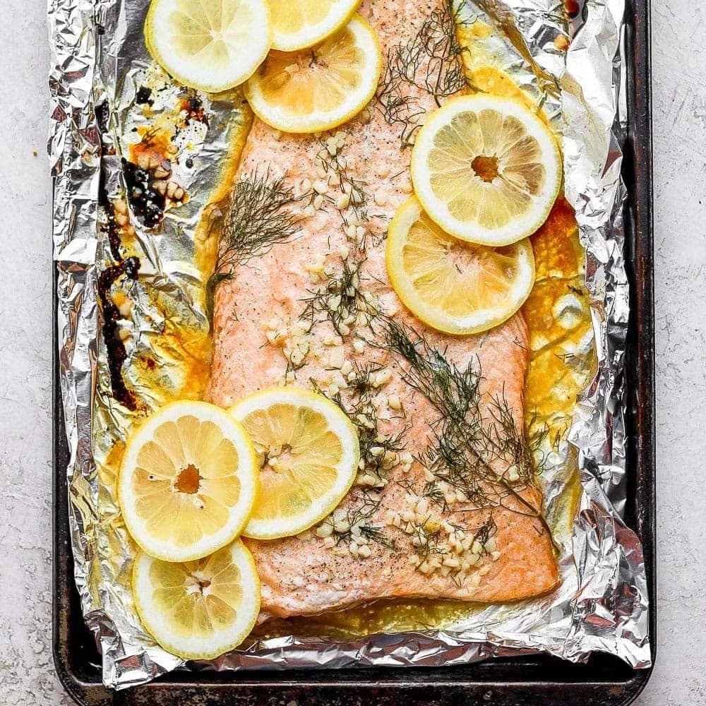 Toaster Oven Salmon Foil Pack