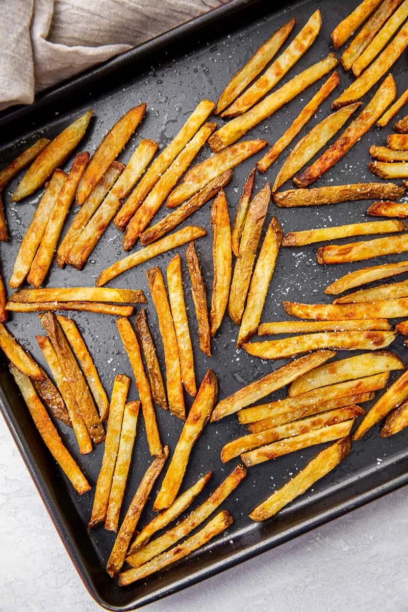 Toaster Oven Garlic Parmesan Fries