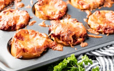 Toaster Oven Mini Lasagna Cups