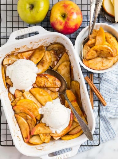 Toaster Oven Baked Apples