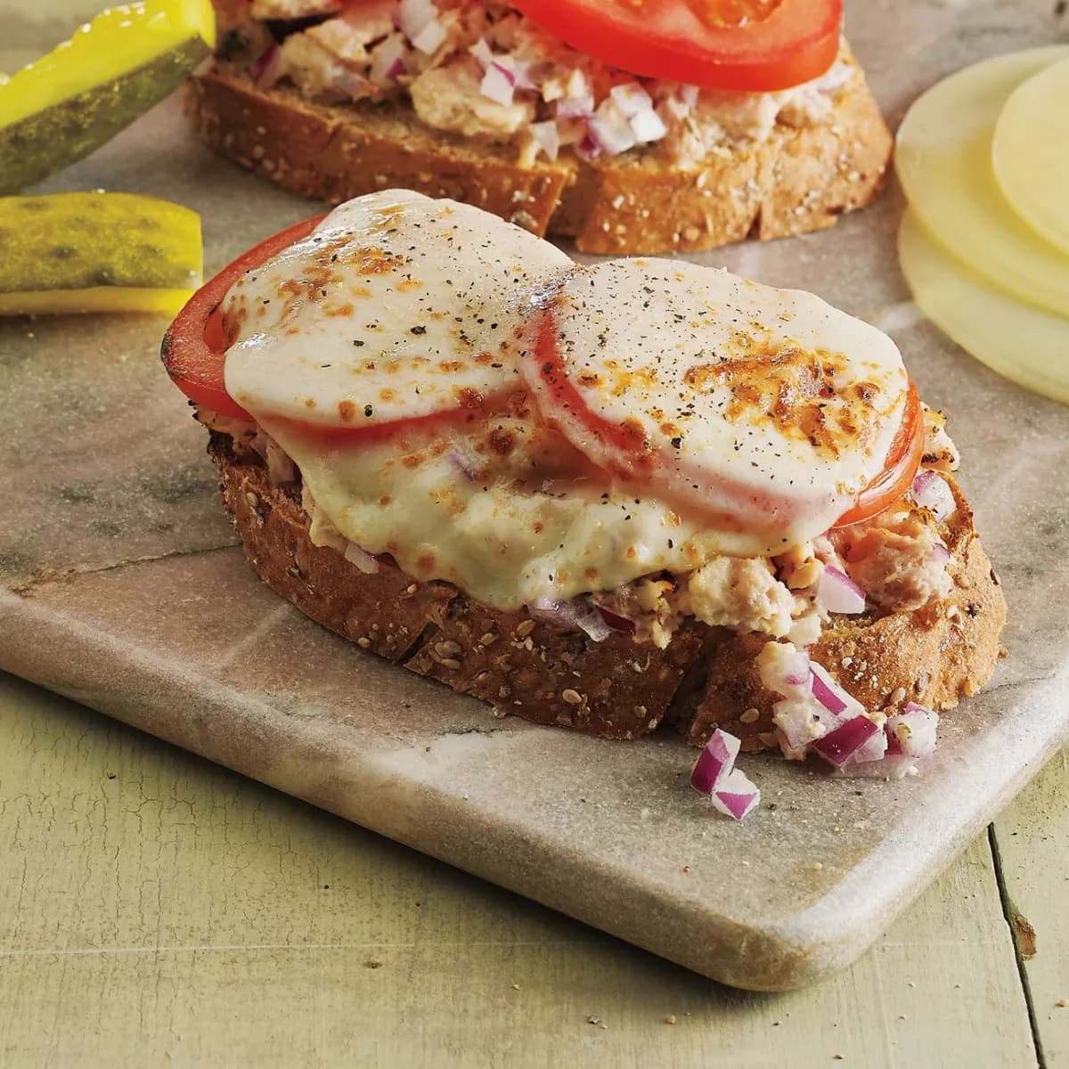 Toaster Oven Tuna Melts